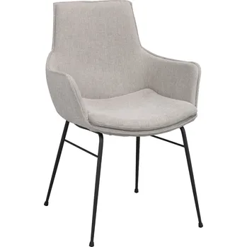 Jídelní židle Židle s područkami Lowell | Šedé