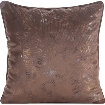 Povlak na polštářek DEKORAČNÍ POVLAK NA POLŠTÁŘ TULIA 45X45 CM HNĚDÁ