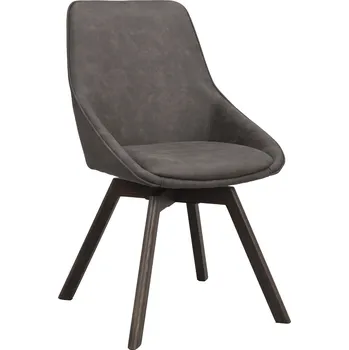 Jídelní židle Otočná jídelní židle Alison | Tmavě šedá/hnědá