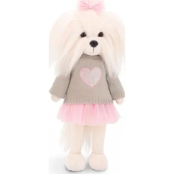 Dětské zboží Orange Toys Plyšový pejsek maltézská fenka Lucky Doggy - Mimi Pink Hearth