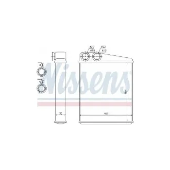 Auto-moto Výměník tepla NISSENS 72047