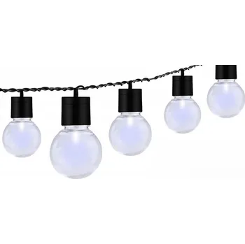 Venkovní osvětlení Solární LED světelný řetěz Luca 3,8 m studená bílá