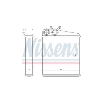 Auto-moto Výměník tepla NISSENS 72206