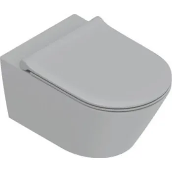 Klozet Catalano ZERO závěsné WC, Silentech splachování, Cataglaze+Silver Titanium, cemento matt