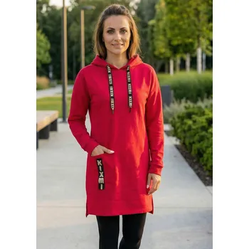 Dámská mikina Dámská mikina KIXMI SHARON ČERVENÁ XS