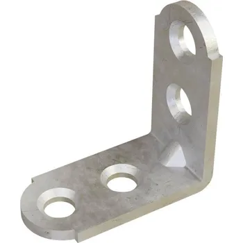 Zemní vrták Stalco Úhelník spojovací úzký, 125 x 125 x 20 mm, , bal.25 ks