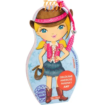 Hračka Oblékáme americké panenky AMY - omalovánky