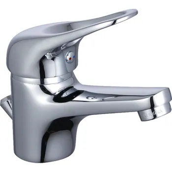 Sprchový set Umyvadlová baterie Schütte PORTO s výsuvným odpadem, koupelnová baterie chrom | 77410