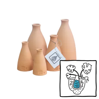 Zavlažovač Tuselie Květináčová OLLA Velikost: S - 250 ml