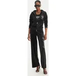 Juicy Couture Mikina Gothic Crown JCBAS126805 Černá Slim Fit XS