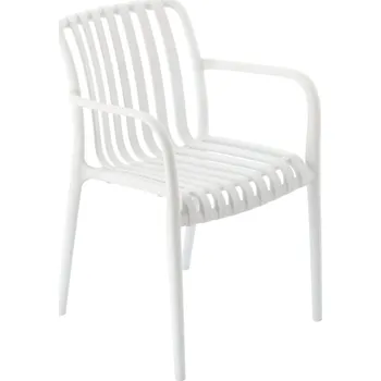 Zahradní nábytek Zahradní židle LOCUM bílá