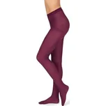EVONA a.s. Neprůhledné punčochové kalhoty EVONA MAGDA 3 vínové Velikost: 158-100