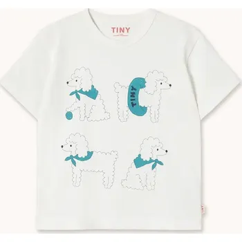 Chlapecké tričko Dětské bavlněné tričko Tinycottons POODLE GRAPHIC TEE SS26.038 bílá 00X, vel. 104