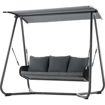 Zahradní houpačka Zahradní houpačka DUSTIN 180 cm antracit