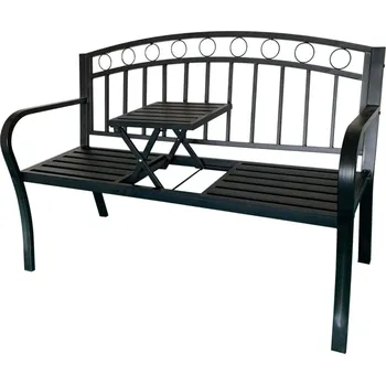 Zahradní lavice Zahradní lavice s rozložitelným stolem Alias černý