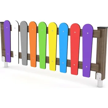 Plot Barevný plůtek - Park 1485