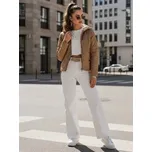 Hnědá prošívaná přechodová bunda MAXWELL TY4110 Velikost: 2XL