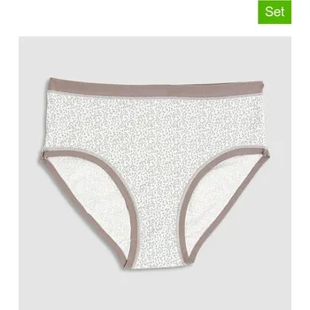 Dámské spodní prádlo Kalhotky COTONELLA Weiß/ Taupe 7879853 L