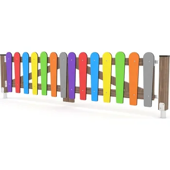 Plot Barevná branka Dvojitá - Park 1486