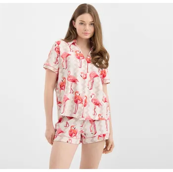 Dámské noční prádlo Chelsea Peers Flamingo Stripe 5548825 12 (M)