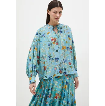 Dámská halenka Halenka Medicine RS26-BDD252 tyrkysová 66A, vel. S