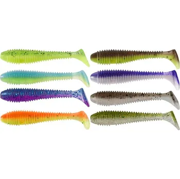 Rybářský háček 6ks - Gumová Nástraha SELECT Fatfish 2,4" 6,1cm Barva #557