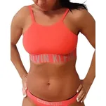 Dámské plavky Calvin Klein Q61187 BRALETTE oranžová L