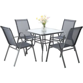 Zahradní sestava Sada zahradního nábytku JAIME II šedá