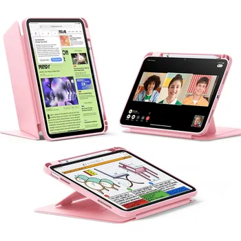 ESR - Flip Hybrid (s držákem na tužku) - iPad 11 (2025) - růžový