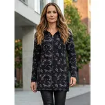 Dámská prodloužená mikina ALTISPORT OCHIENA LSWS296 ČERNÁ S