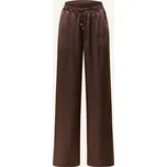 Liu Jo Dámské Saténové Kalhoty Marlene, tmavě hnědá, 36