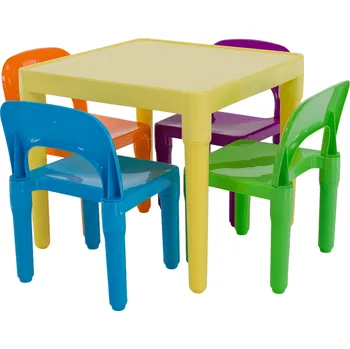 Jídelní set Tempo Kondela Dětský set 1+4, vícebarevný, ZILBO