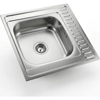 Nerezový dřez Siko Dřez Quadron celoplošný 60x60 cm, oboustranný, nerez SEAN116