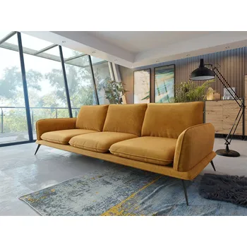 Pohovka Třímístná pohovka KOKURO 2 - hořčicová