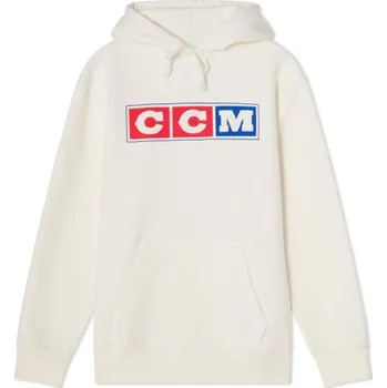 Pánské oblečení CCM Mikina CCM Heritage SR, Barva WHT, Velikost XS 1039597
