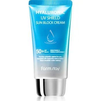 Sluneční brýle Farmstay Hyaluronic UV Shield Sun Block Cream ochranný pleťový krém s kyselinou hyaluronovou SPF 50+ 70 g