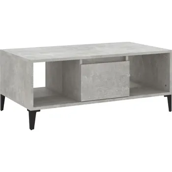 Konferenční stolek SHUMEE Konferenční stolek betonově šedý 90 × 50 × 36,5 cm kompozitní dřevo