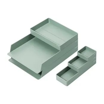 Archivační box Organizér NUSIGN 324×239×45mm DELI ENS001 zelený