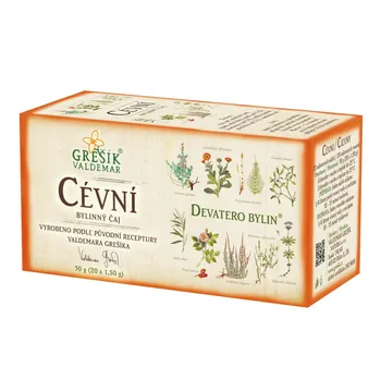 Čaj Valdemar Grešík Cévní bylinný čaj 20 x 1,5 g