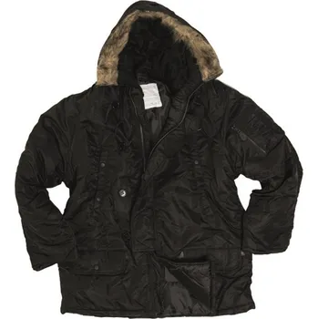 Pánská parka US letecká parka Teesar N3B Basic - černá, XL