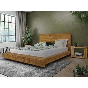 Ložnicová sestava Dubová postel s opěradlem URBAN FOREST 4 rozměr 160x200