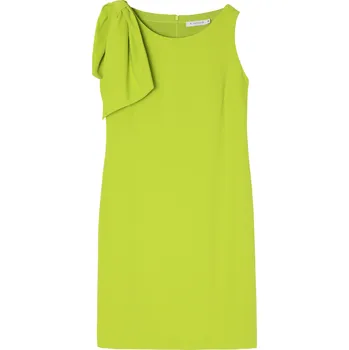 Dámské šaty Plátěné šaty s ozdobnou mašlí T2406.214B-378-042 36/S