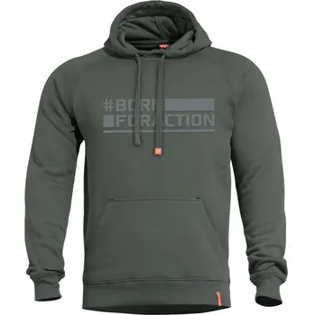 Pánské oblečení Mikina Pentagon Phaeton Born For Action - olivová, XXL