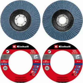 Řezný kotouč KWB brusné kotouče skládané 2ks na kov 125x40/80 49795705