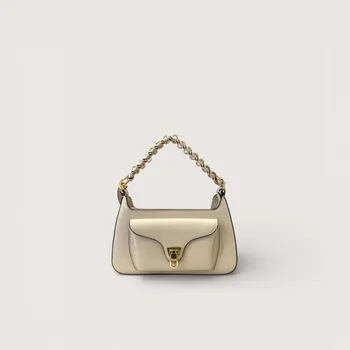 Kabelka COCCINELLE BEAT GENERATIO SMALL KOŽENÁ KABELKA SANDSHELL SS26