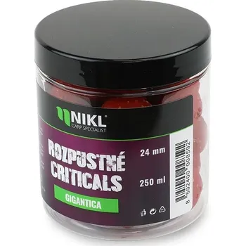 Nástraha Karel Nikl Rozpustné Criticals Boilie Gigantica 250 ml - 24 mm