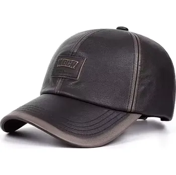 Kšiltovka Jamont koženková kšiltovka KOCR černá