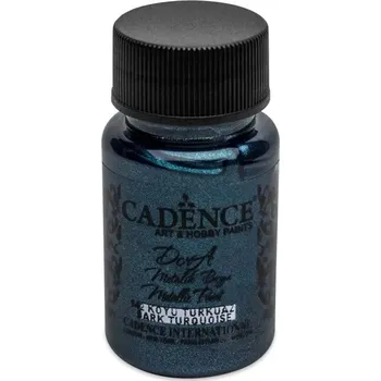 Cadence Metalická 50 ml, tmavá tyrkysová