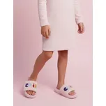 Sinsay - Pantofle s kožíškem a barevnou výšivkou - růžová - 081JK-30P - 081JK-30P-33