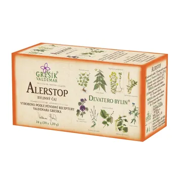 Čaj Grešík Devatero bylin Alergin čaj n.s. 20 x 1,2 g 